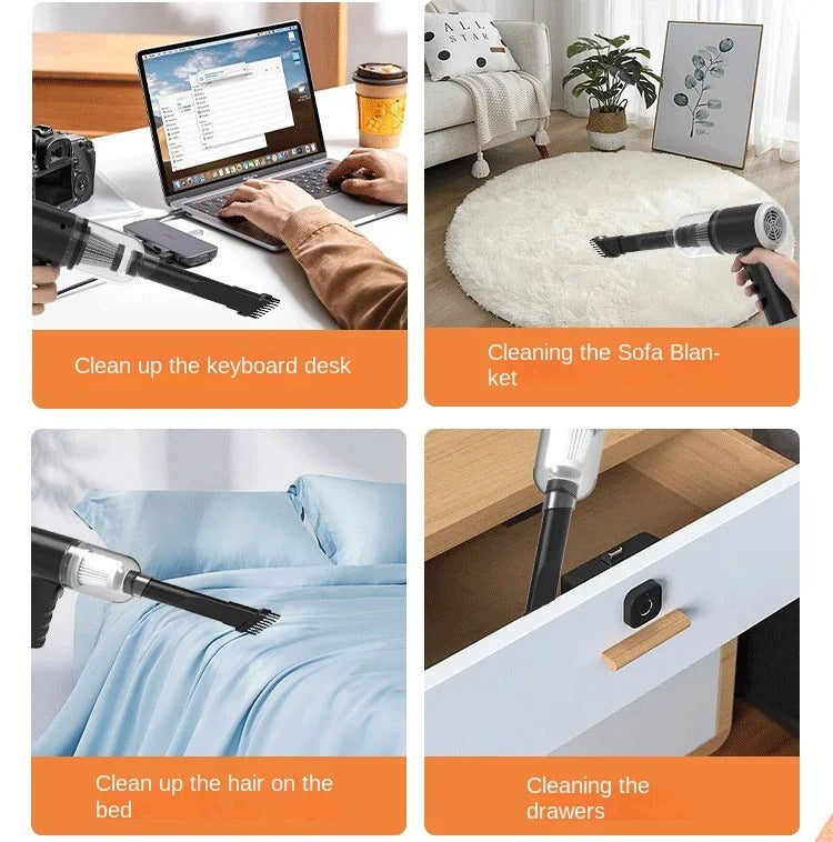 4-in-1 Portable Vacuum Cleaner – Super Suction